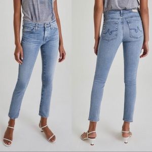 AG Prima Cigarette Ankle Jeans in 20 Years Ballot blue size 24R